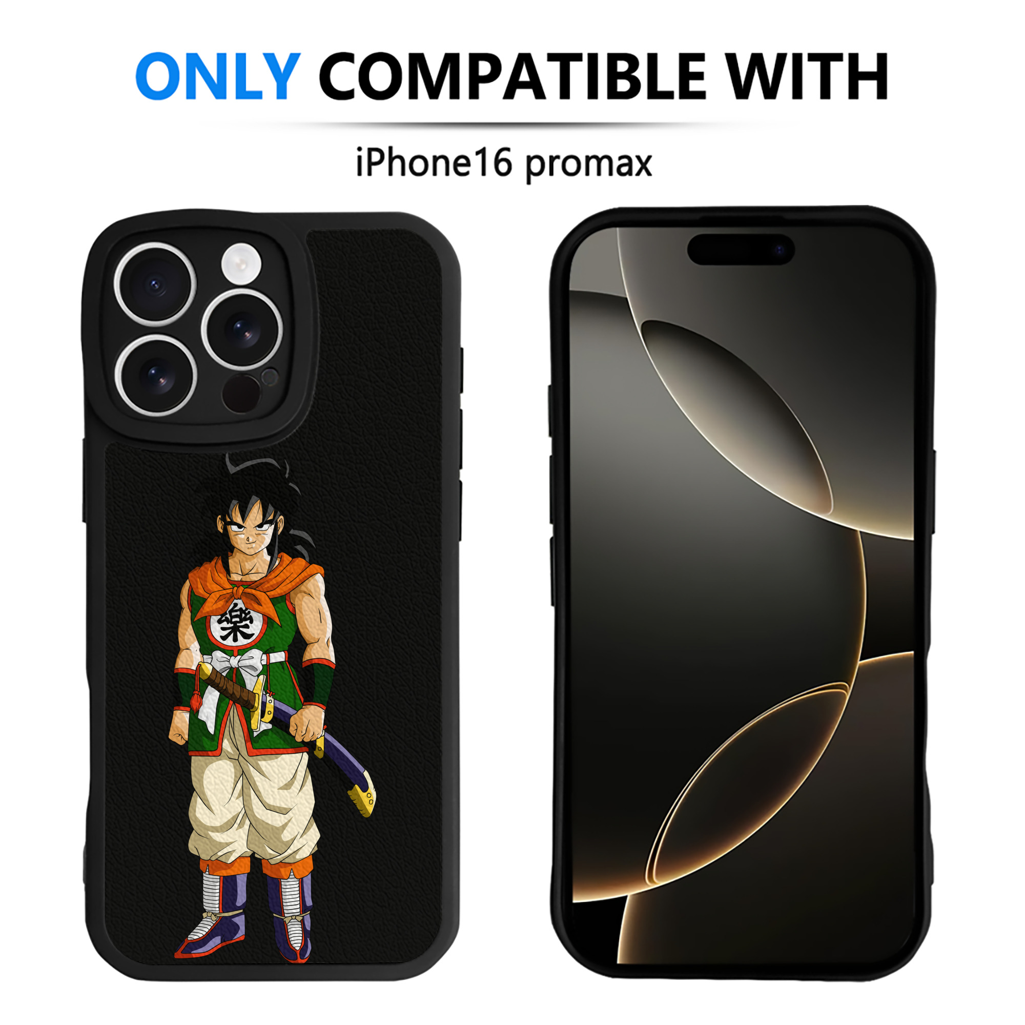 （画像用） ドラゴンボール ヤムチャ DRAGON BALL Yamcha 【iPhone 16シリーズ対応】シリコンスマホケース（レザー調） 材質：シリコン
